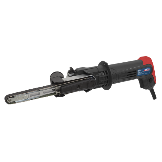 Sealey 260W 12x456mm Variable Speed Belt Sander Push to Lock 772-1200rpm SBS260