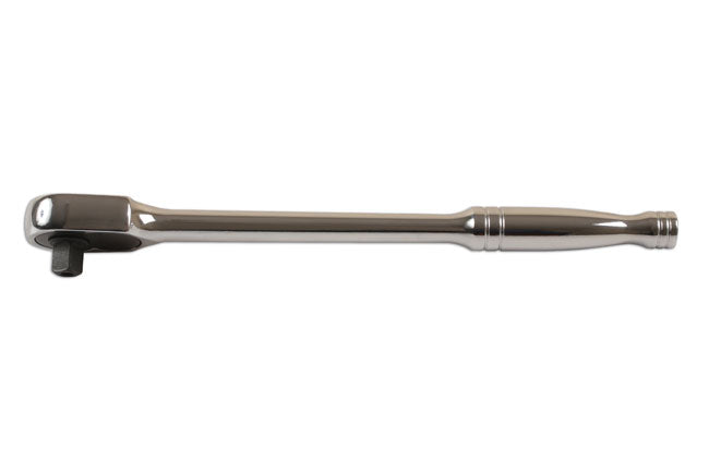 LASER 6202 Reversible Ratchet Long 1/4" Drive Chrome Vanadium Steel 48 Teeth