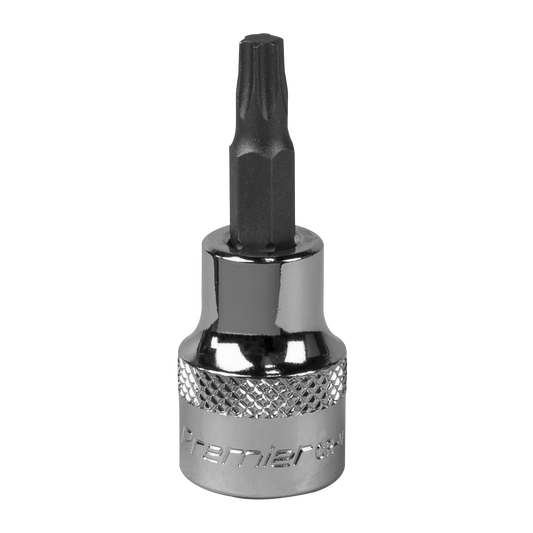 Sealey TRX-Star Socket Bit T27 3/8" Square Drive Polished Mirror Finish SBT011