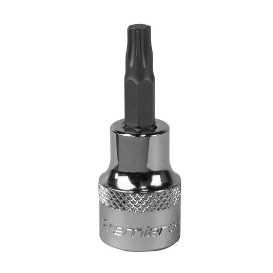 Sealey TRX-Star Socket Bit T30 3/8" Square Drive Chrome Vanadium Steel SBT012
