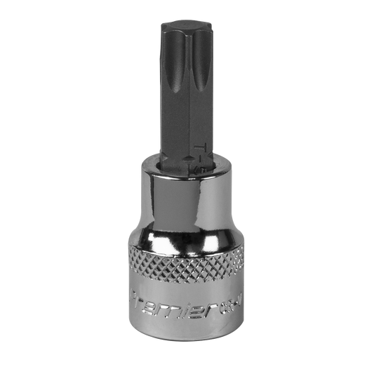 Sealey T50 3/8" Square Drive TRX-Star Socket Bit Polished Mirror Finish SBT016