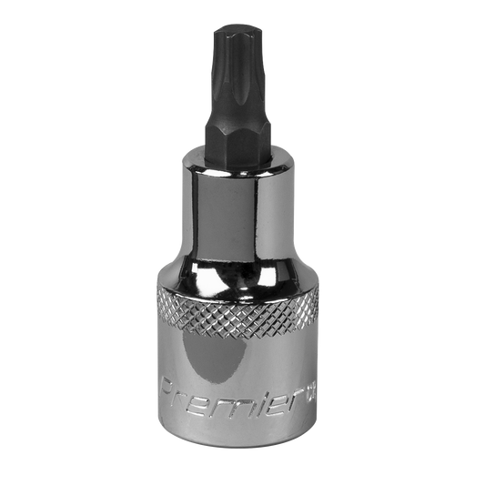 Sealey TRX-Star Socket Bit T40 1/2" Square Drive Polished Mirror Finish SBT021