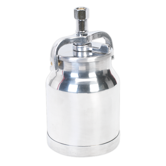 Sealey Alloy Paint Pot With Cam Action Lid 1L With 3/8" BSPP Thread SC138