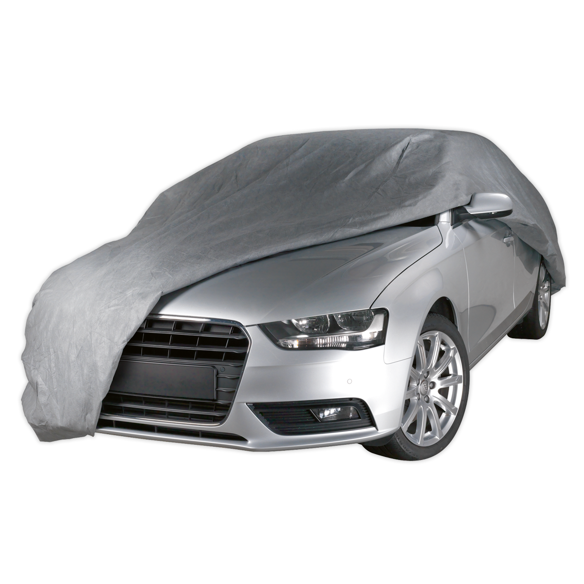 Sealey All Seasons Car Cover Waterproof 3-Layer Breathable - Large SCCL
