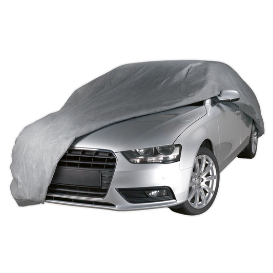 Sealey All Seasons Car Cover Waterproof 3-Layer Breathable - Large SCCL