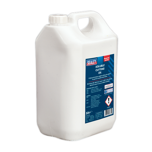 Sealey 5L Soluble Cutting Oil For Lubricating & Cooling Drill Bits SCO/5L