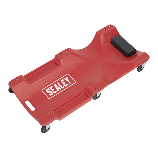 Sealey Composite Creeper With Six Ø75mm Castors Low Profile One-Piece SCR80