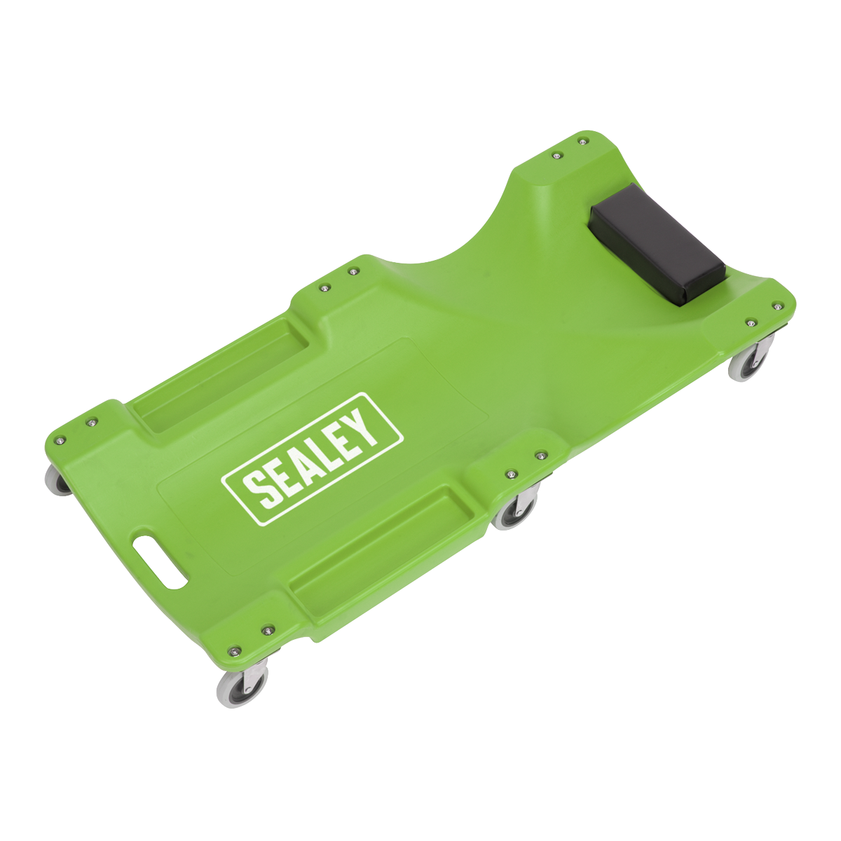 Sealey Composite Creeper With Six Ø75mm Castors - Hi-Vision Green SCR80HV