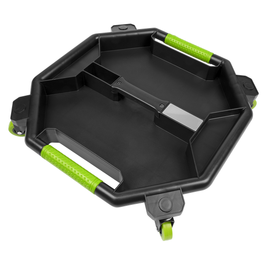 Sealey Creeper Tool Tray Organiser With 360° Plastic Swivel Wheels HiVis SCR86HV
