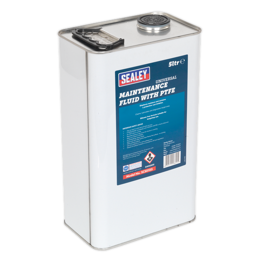Sealey Universal Maintenance Fluid With PTFE Protects All Metals 5L SCS0105