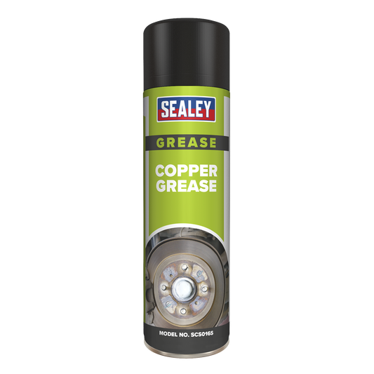 Sealey Copper Grease Lubricant Anti-Corrosive 500mL Stable To 275°C SCS016S