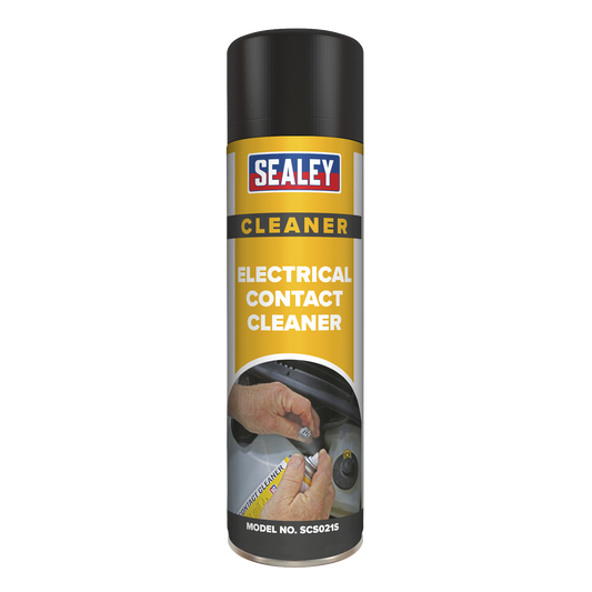 Sealey Electrical Contact Cleaner 3 Litres Quick Drying Formula 500mL x6 SCS021