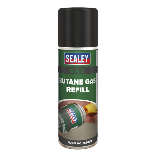Sealey Butane Gas Refill 1x 200mL For Lighters Torch Soldering Iron SCS035S