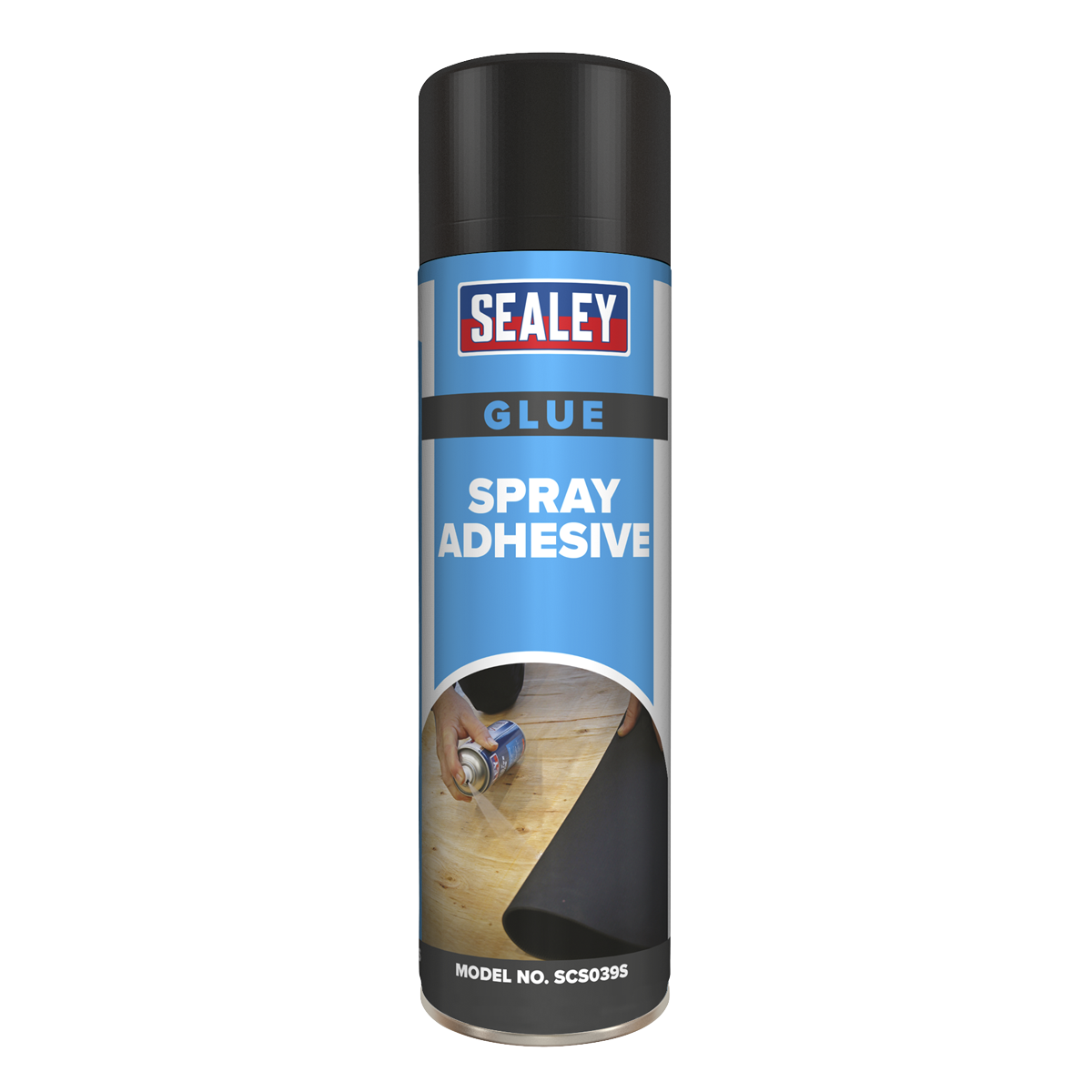 Sealey Spray Adhesive Trim Repair For Metals Ceramics Glass & Wood 500mL SCS039S