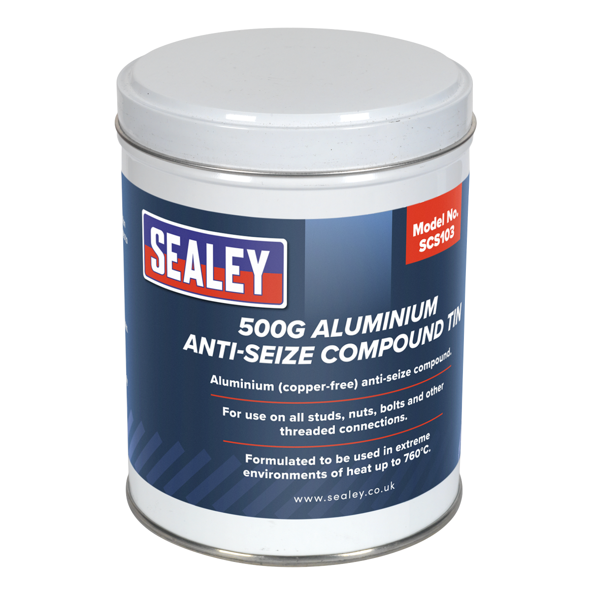 Sealey Aluminium Copper-Free Anti-Seize Compound Tin Heat up To 760°C SCS103