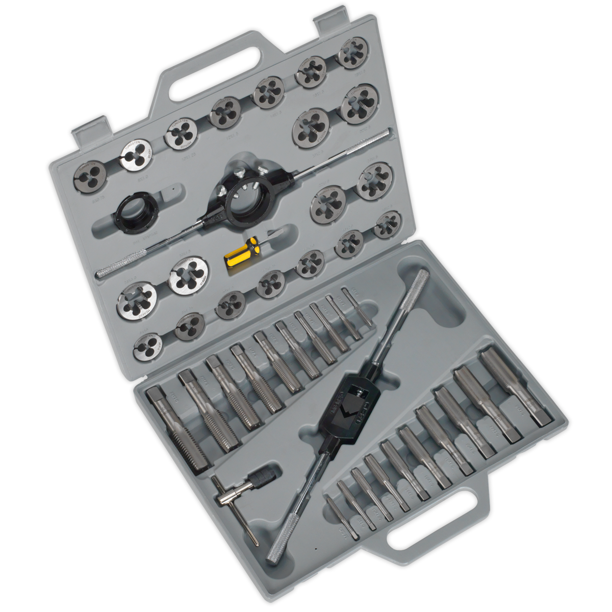 Sealey 45 Piece Metric Threading Set Supplied In Heavy Duty Storage Case AK303