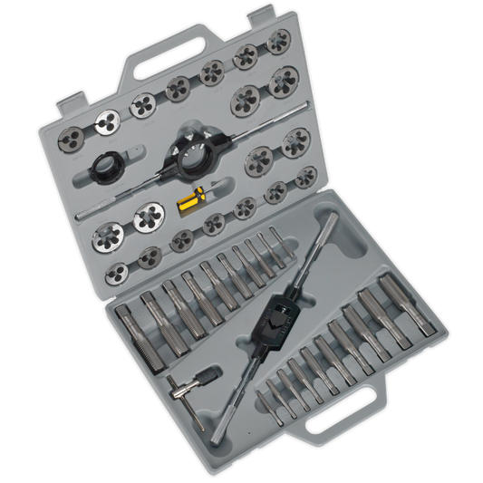 Sealey 45 Piece Metric Threading Set Supplied In Heavy Duty Storage Case AK303