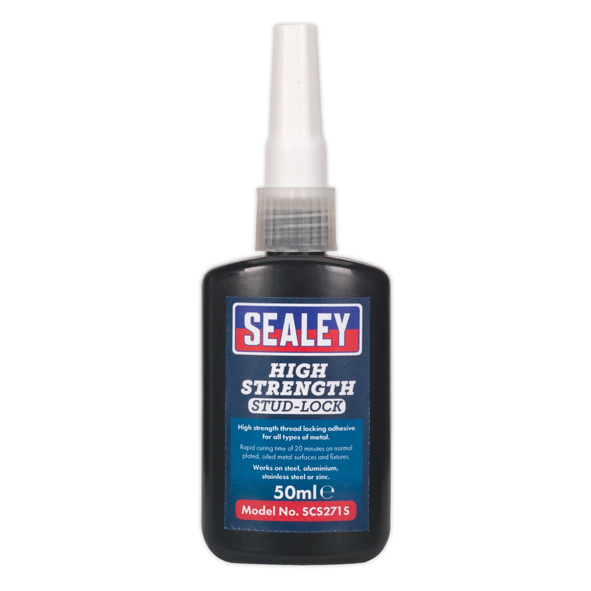 Sealey Stud Lock High Strength Rapid Fixing All Types of Metal 50mL SCS271S