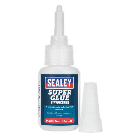 Sealey Super Glue Rapid Fast Set High Viscosity Adhesive 20g Bottle SCS304S