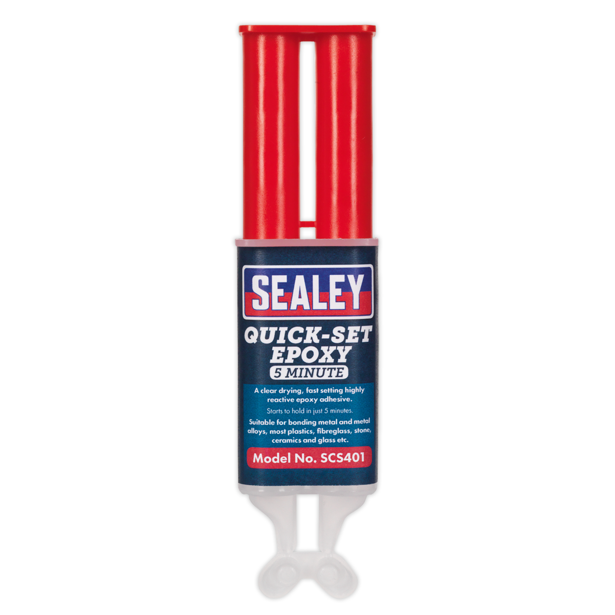 Sealey Quick-Set 5 Minutes Highly Reactive Epoxy Adhesive Waterproof 25mL SCS401