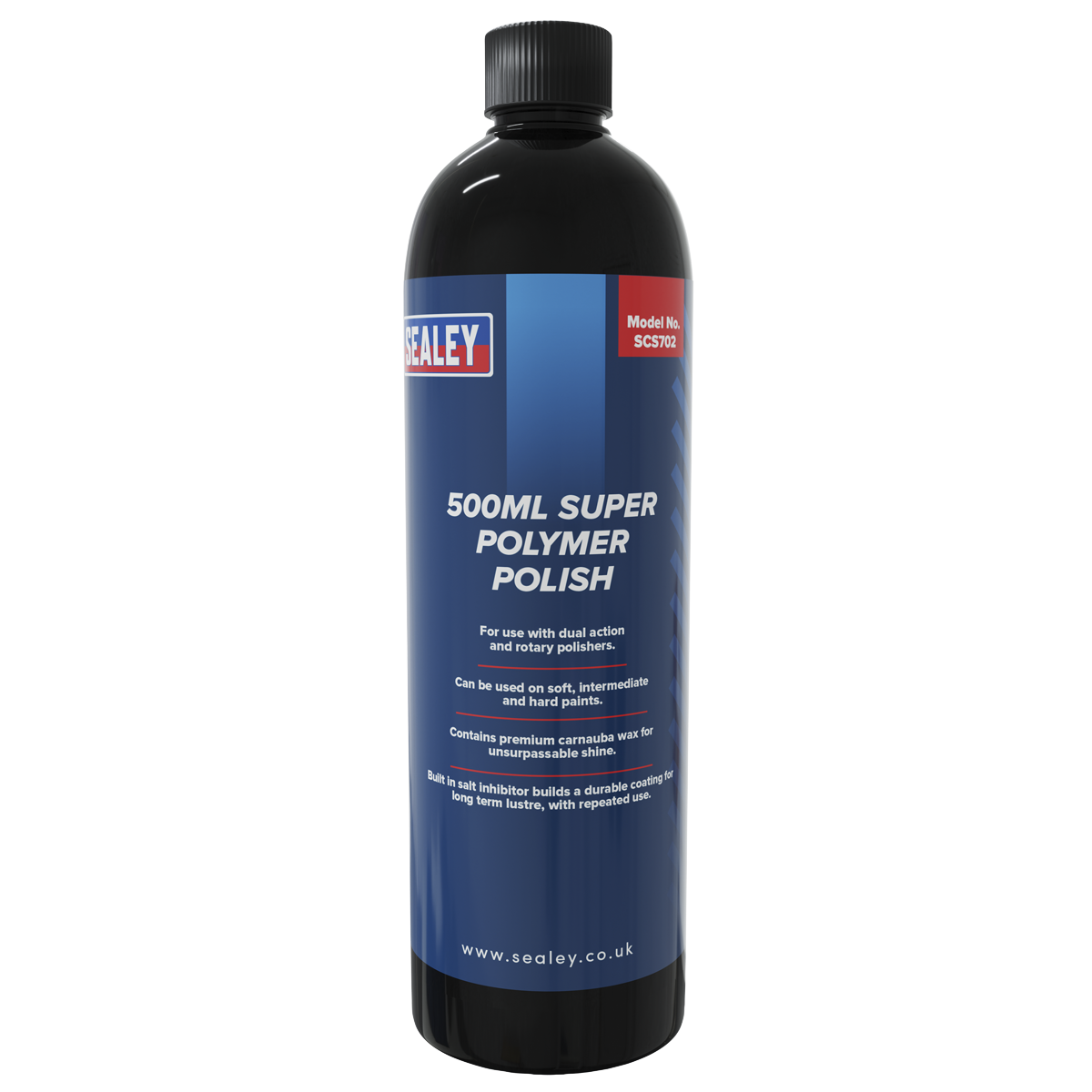 Sealey 500mL Super Polymer Polish With Built-In Salt Inhibitor - 0.5L SCS702
