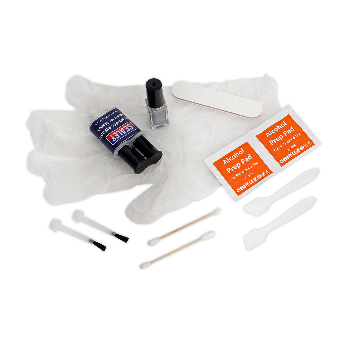 Sealey Alloy Wheel Repair Kit For Curb Damage Scratches Slight Dents SCS903