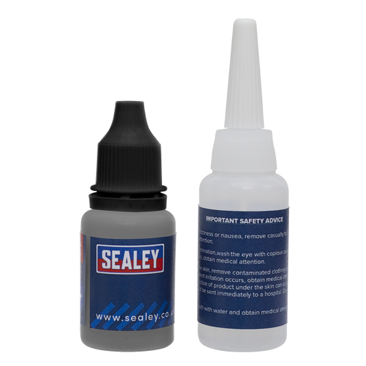 Sealey Fast-Fix Black Filler & Adhesive Reinforcing & Filling Feature SCS908