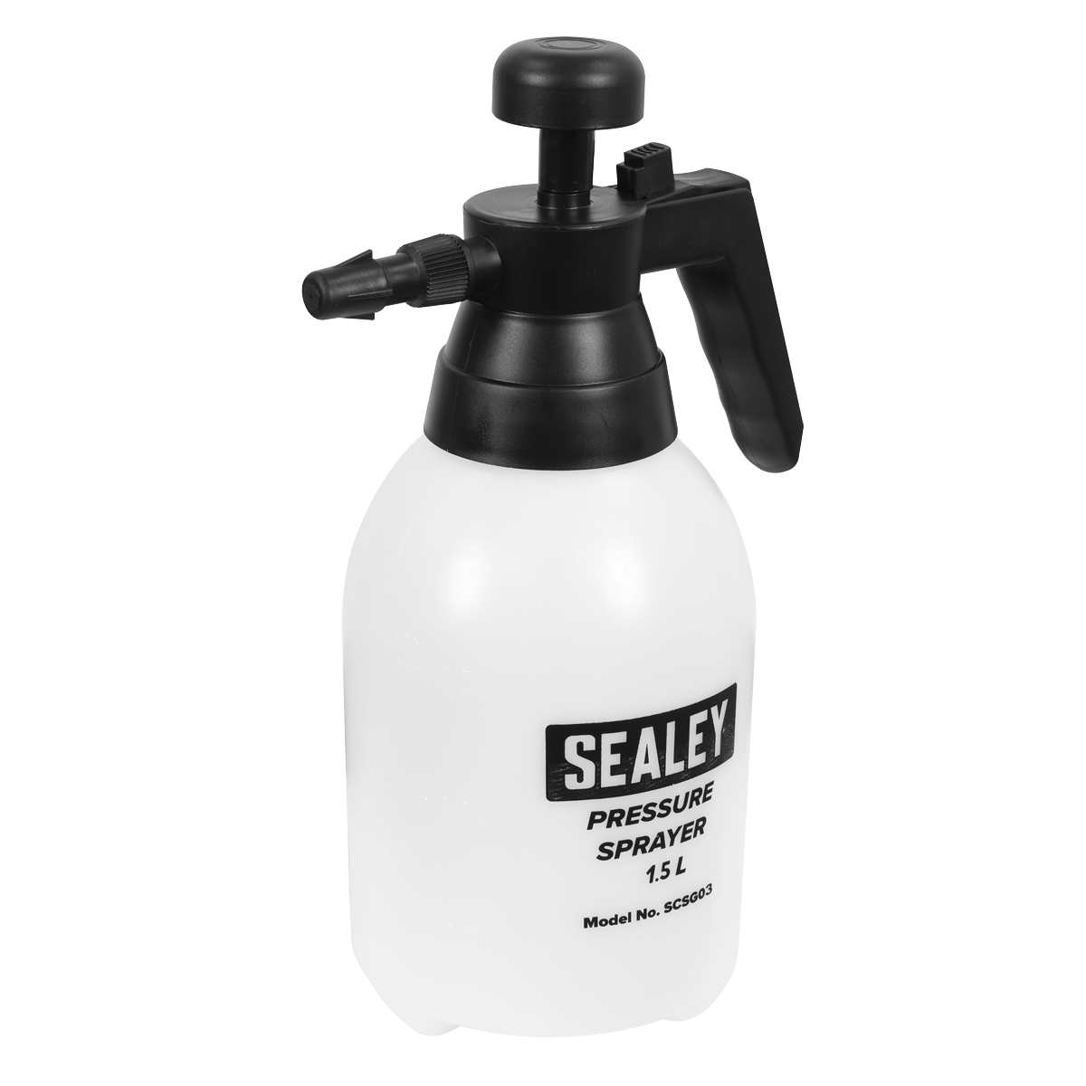 Sealey Pressure Solvent Sprayer With Viton Seals Adjustable Nozzle 1.5L SCSG03