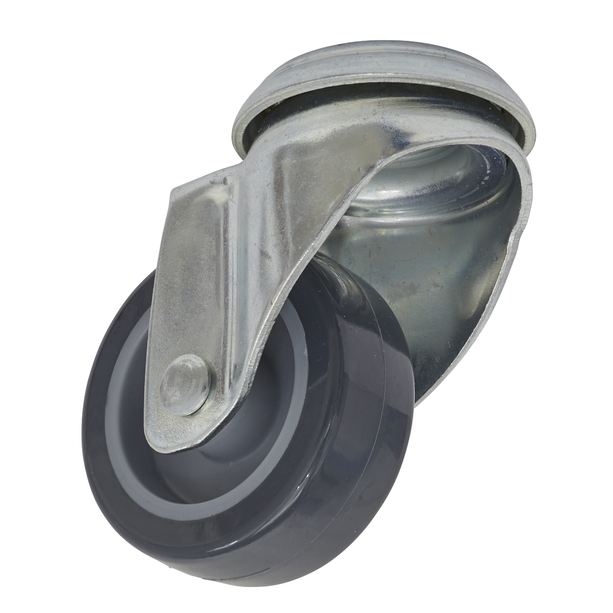 Sealey Castor Wheel 50mm Bolt Hole Swivel 40kg Load Polypropylene SCW250SB