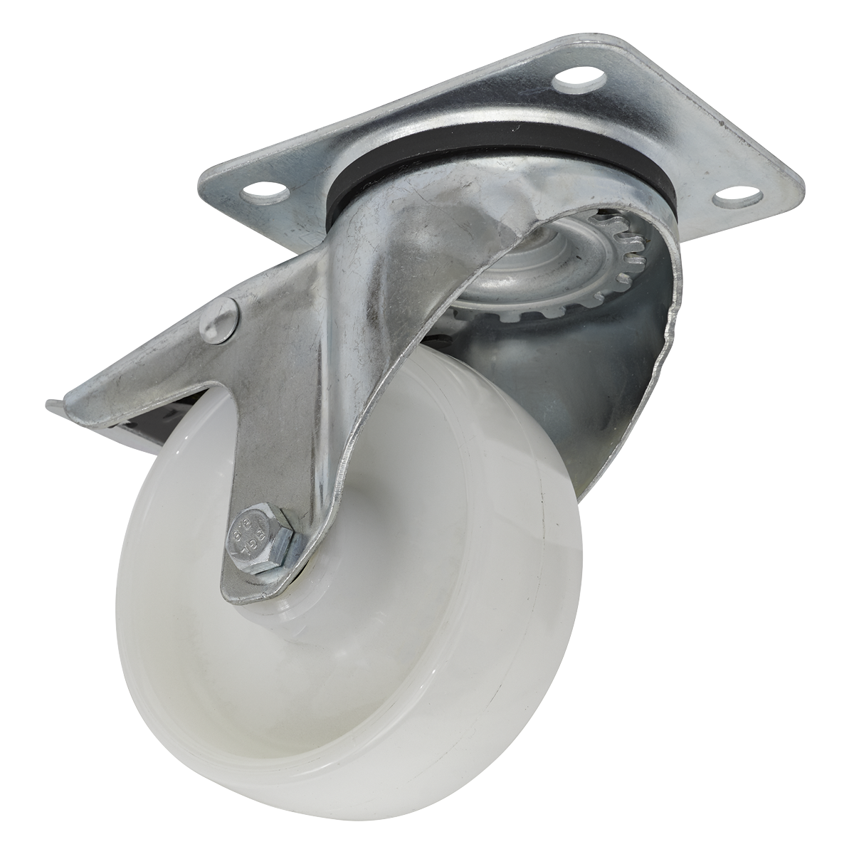 Sealey Castor Wheel 100mm Plate Swivel With Total Lock 200kg Load SCW4100SPL