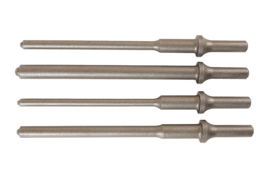 LASER 6262 Air Hammer Drift Set 4pc Extended Length 200mm Steel 6-12mm Diameter