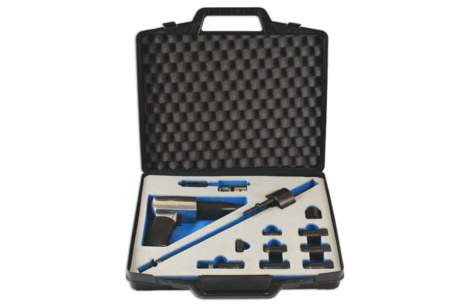LASER 6263 Diesel Injector Extractor Kit With Air Hammer and Multiple Adapters