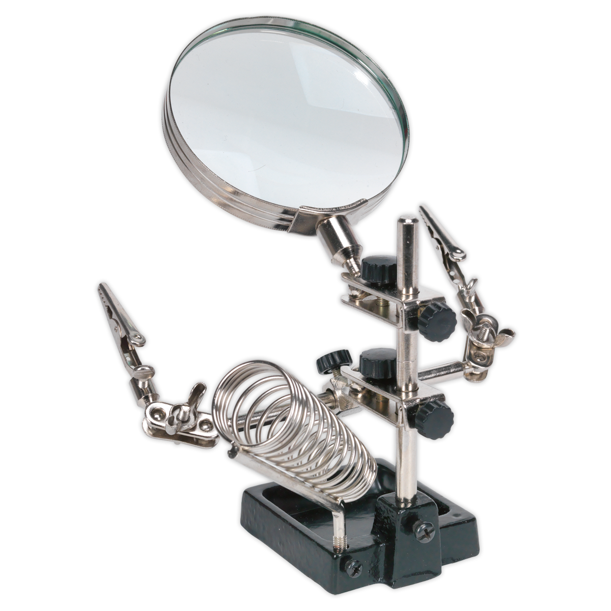 Sealey Mini Robot Soldering Stand With Magnifier & Iron Holder Daily Use SD150H