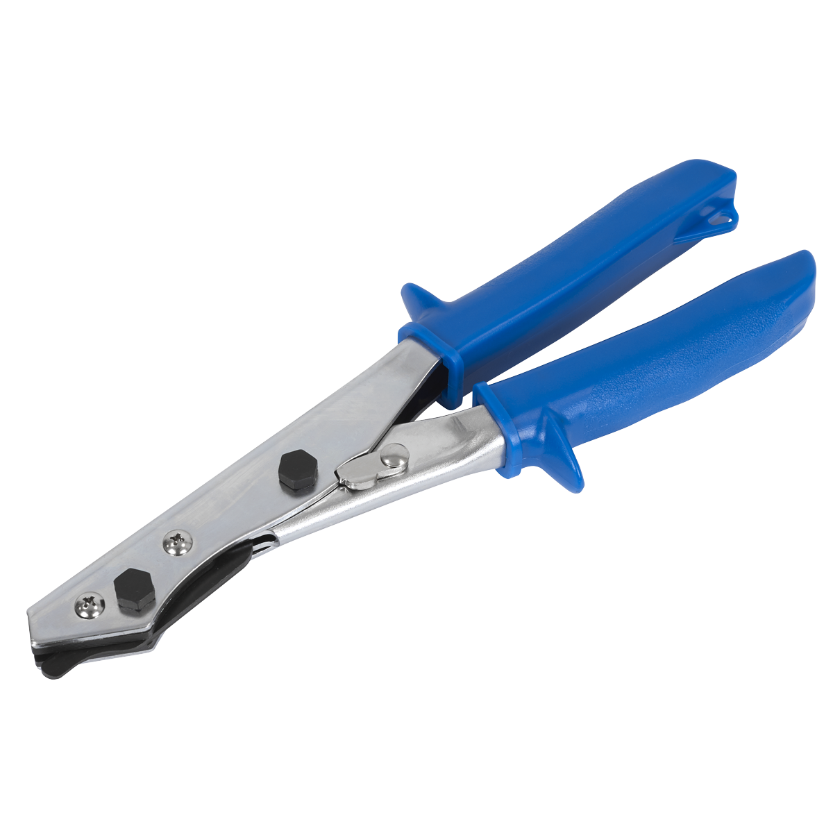 Sealey Hand Nibbler Shears Interchangeable Cutting Jaws With Safety Lock AK327