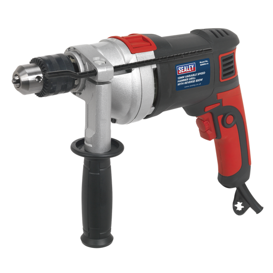 Sealey 230V Hammer Drill 13mm Variable Speed 850W With Variable Speed SD800