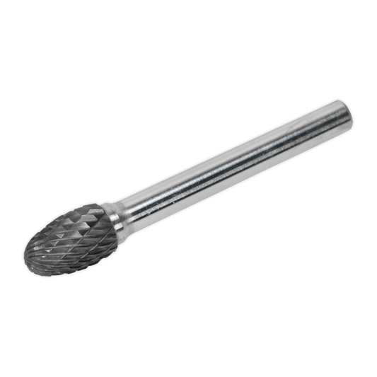 Sealey Ø10mm Oval Tungsten Carbide Rotary Burr Oval Head No. 6 Cut  SDB04