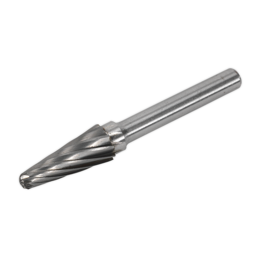 Sealey Tungsten Carbide Rotary Burr Conical Ball Ripper Coarse 65mm Length SDBC6