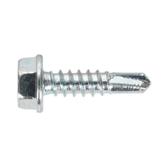 Sealey Self Drilling Screw 4.8 x 19mm Hex Head Zinc DIN 7504K Pack Of 100