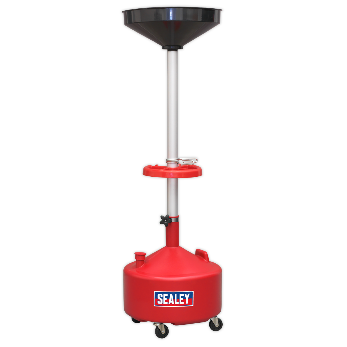 Sealey 36L Mobile Oil Drainer With Handgrips For Manual Discharge 36 Litre AK36D