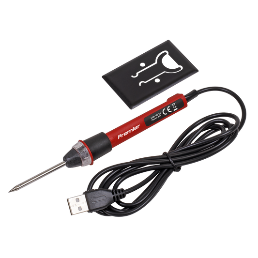 Sealey USB 8W Soldering Iron Compact & Lightweight Design 400°C Tool SDL12