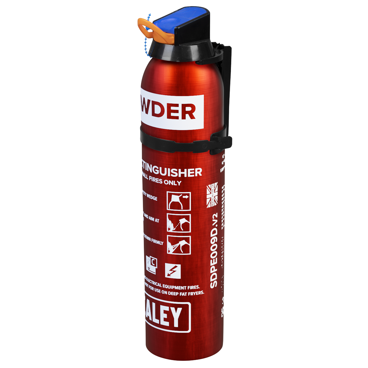 Sealey 0.95kg Dry Powder Fire Extinguisher Lightweight - Disposable SDPE009D
