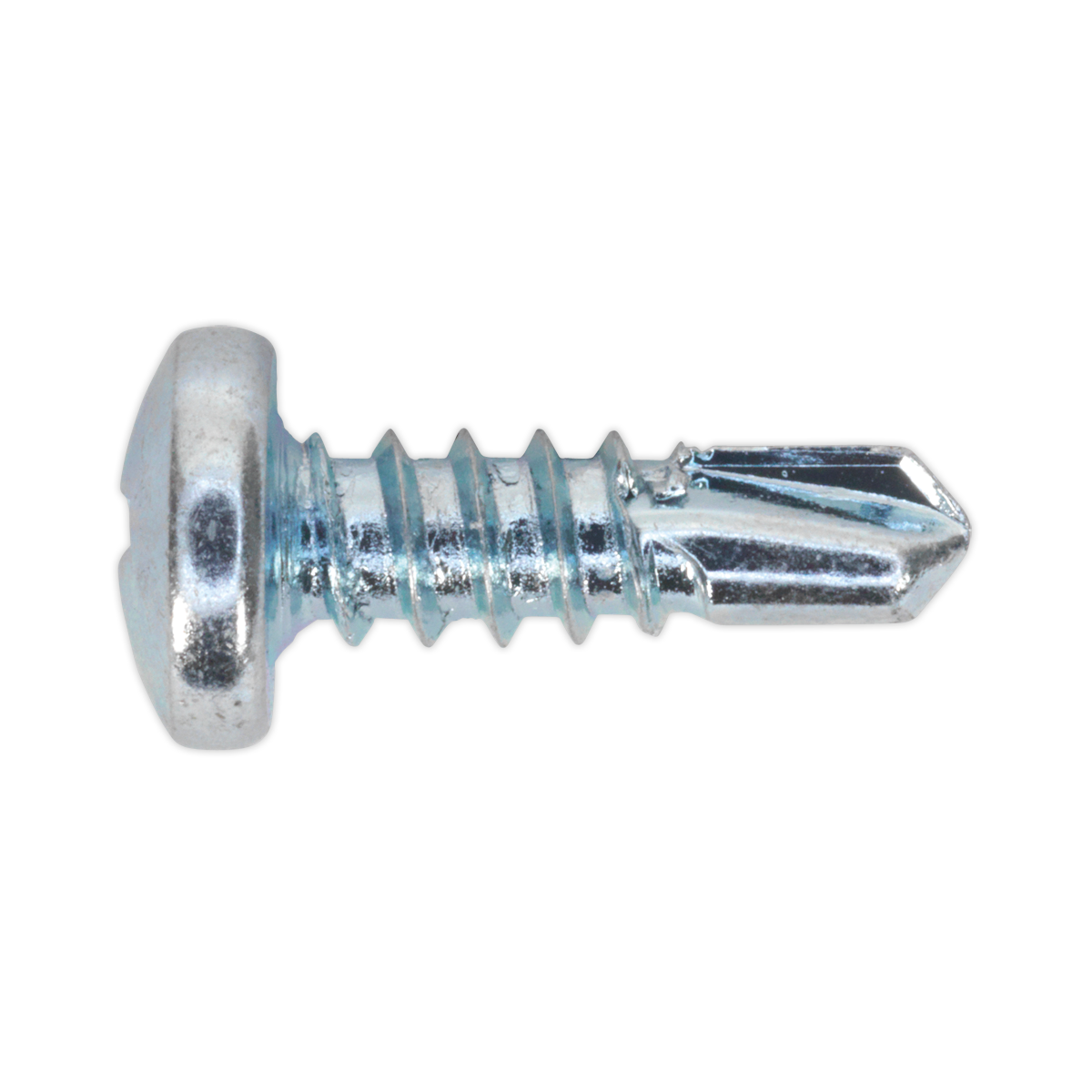 Sealey Self Drilling Screw 4.2 x 13mm Pan Head Phillips Zinc D7504N Pack of 100