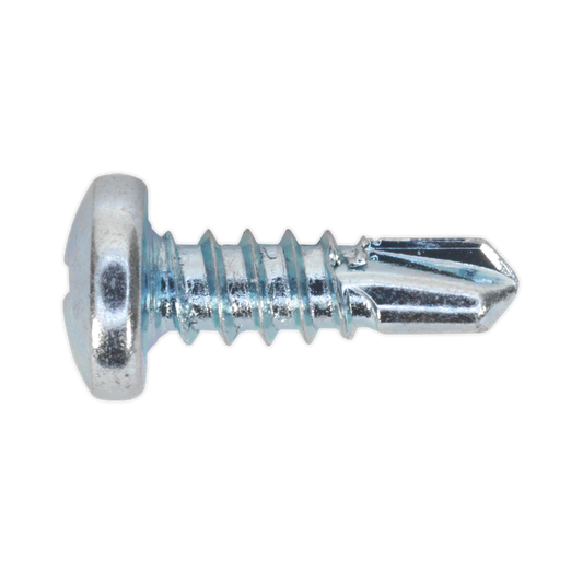 Sealey Self Drilling Screw 4.2 x 13mm Pan Head Phillips Zinc D7504N Pack of 100