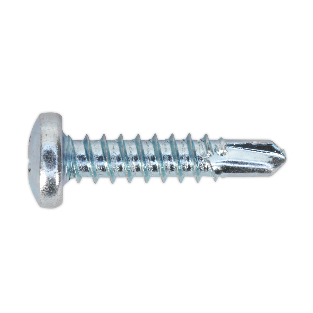 Sealey Self Drilling Screw 4.2 x 19mm Pan Head Phillips Zinc D7504N Pack of 100