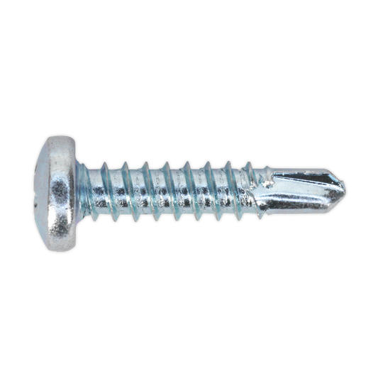 Sealey Self Drilling Screw 4.2 x 19mm Pan Head Phillips Zinc D7504N Pack of 100
