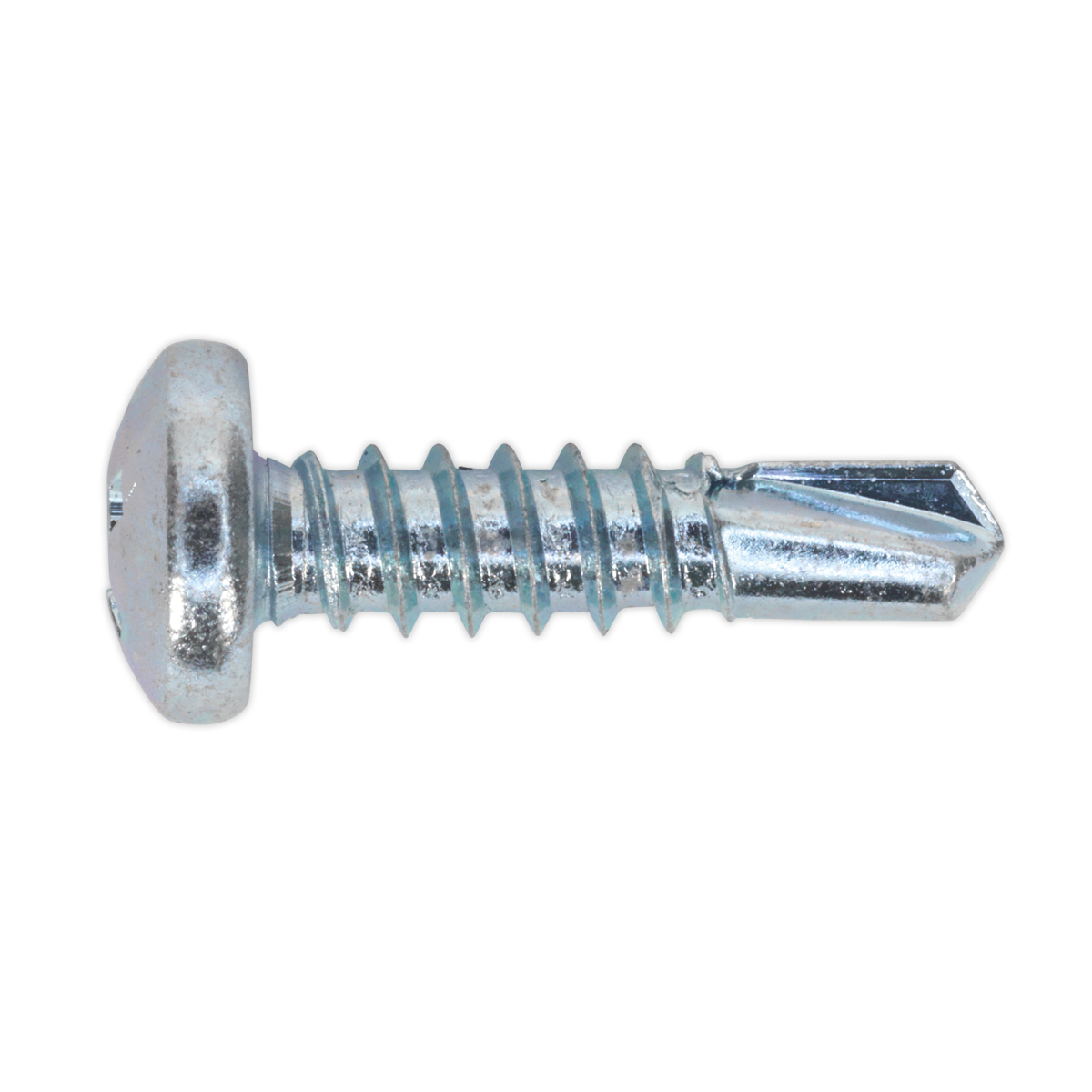Sealey Self Drilling Screw 4.8 x 19mm Pan Head Phillips Zinc D7504N Pack of 100