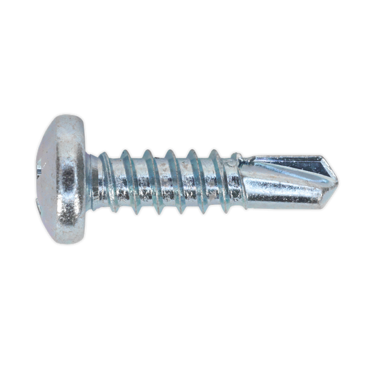 Sealey Self Drilling Screw 4.8 x 19mm Pan Head Phillips Zinc D7504N Pack of 100