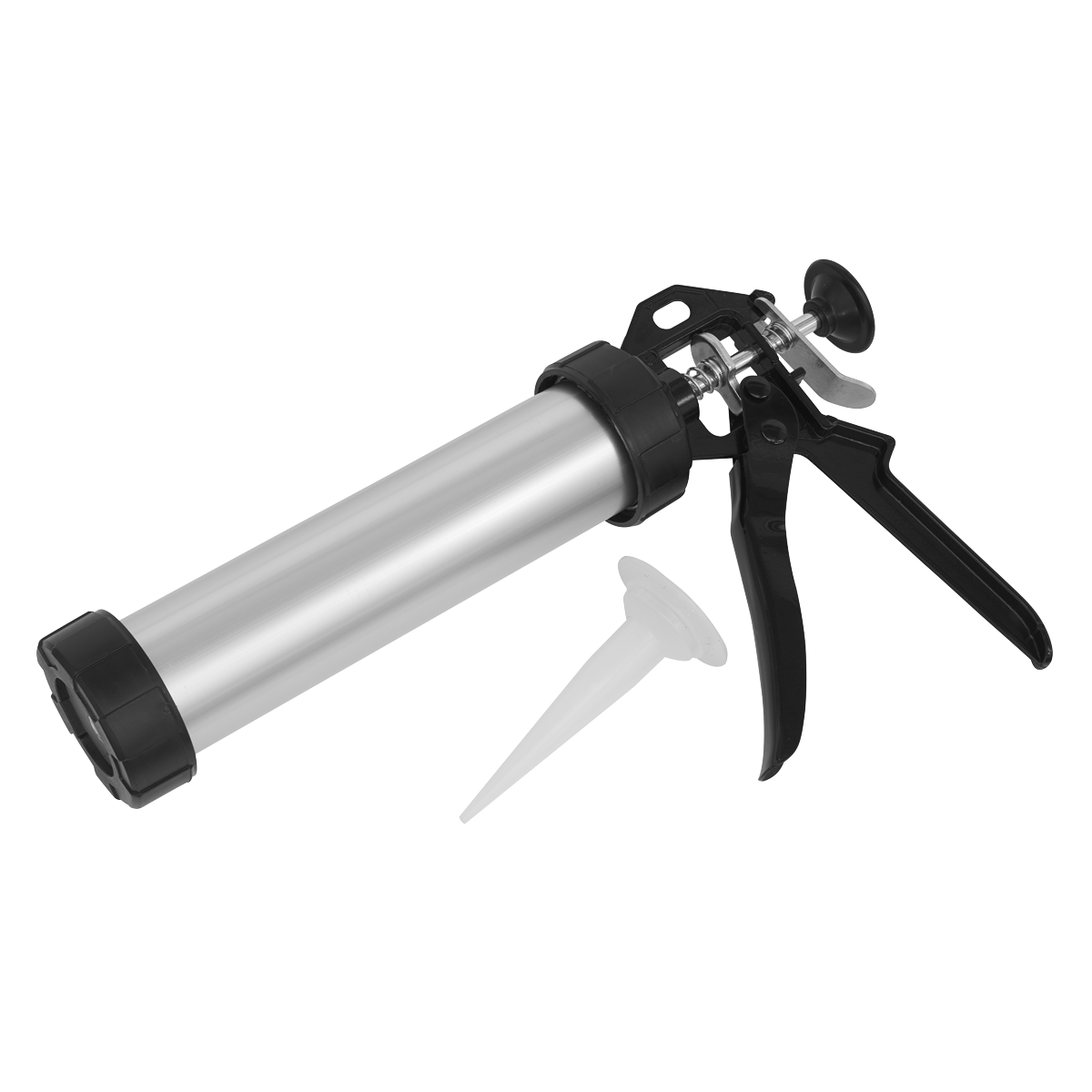 Sealey Caulking Gun For Sausage Packs & Cartridges Die-Cast Body 230mm AK3801
