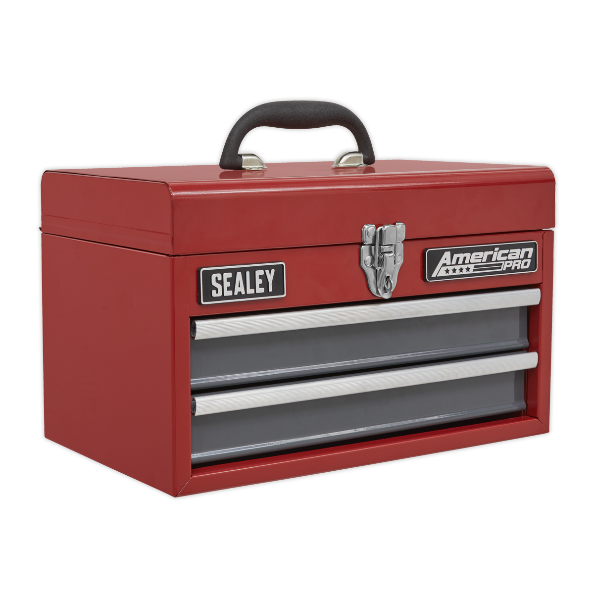 Sealey Tool Box 2 Drawers Ball Bearing Slides Organiser Storage Garage AP2602BB