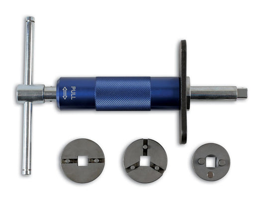 LASER 6329 Brake Caliper Rewind Tool 3/8" Drive 4-Piece Set For Vehicles